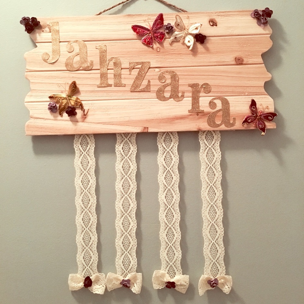 Handmade Bow Board!